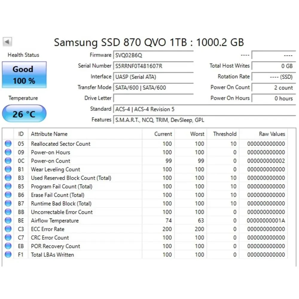Samsung 870 QVO 1TB 2.5